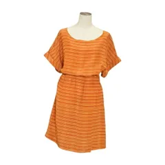 margaritasaplala マルガリータサプラーラ トゥモローランド ワンピース 半袖 ボーダー ブラウン レディース s_z F-M7329