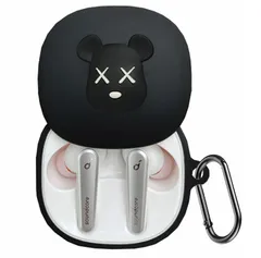新品 KOMININA Anker Soundcore Liberty 4 用 ケース 可愛い ワイヤレス イヤホンケース Soundcore Liberty 4 用 カバー 装着充電可能 イヤホンカバー 落下防止 キズ防止 耐衝撃 防水 防塵 軽量 シリコン