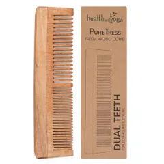 【人気商品】HealthAndYoga(TM) Handcrafted Neem Wood Comb - Anti Dandruff Non-Static and Eco-friendly- Great for Scalp and Hair health -