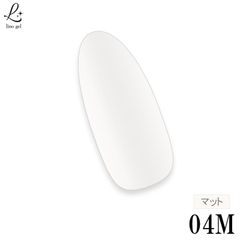 カラージェル 国産 化粧品登録 ジェルネイル マットカラー 5g LED/UVライト対応 04M アンバーホワイト プロ ネイル 単品 白 white