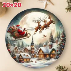 ウエルカムボード クリスマス　Xmas サンタクロース　トナカイ　ドアプレート 　インテリア アート 壁掛け インテリア ガーデンオブジェ 雑貨