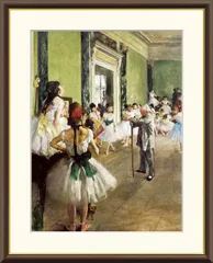 エドガー・ドガ、ベレリの家族、希少画集画、新品額装付 エドガー・ドガ、ベレリの家族、希少画集画、新品額装付