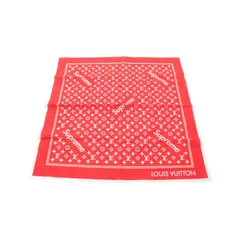 Louis Vuitton ✖️ supreme バンダナ ハンカチ 正規品 Louis Vuitton Supreme Monogram Bandana モノグラム バンダナ