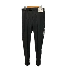 ユニクロ UNIQLO 感動パンツ（ウルトラライト）ウールライク ドライ スリムフィット ノータック 321－414668（92-01）無地 76×76 ダークグレイ