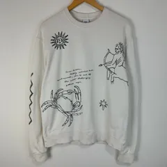 シモンズグランドセール ZARA 刺繍 総柄 レトロ スウェット トレーナー 星座 ストリート トレーナー+スウェット