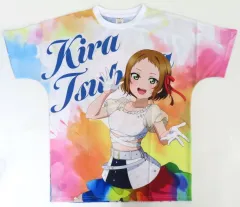 【中古】Tシャツ 綺羅ツバサ(A-RISE) フルグラフィックTシャツ ホワイト フリーサイズ 「ラブライブ!」 LoveLive! series Official Store School idol theaterグッズ