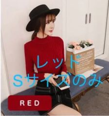 ニット レディース リブニット ニット スカラップリブニット スカラップ　伸縮性