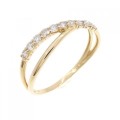 【新品】K18YG ダイヤモンド リング 0.20CT