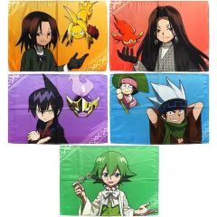 【中古】雑貨 全5種セット B2マルチクロス 「ひこくじONLINE SHAMAN KING」 A賞