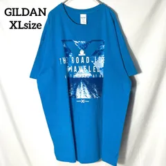 【GILDAN】セレブリティクルーズ Celebrity Cruises 企業ロゴ クルーズ船　船　海　プリントロゴ　オーバーサイズ　半袖Tシャツ　水色　XL US古着