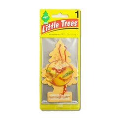 【Peace Ginger Spritz (ピーチジンジャースピリッツ)】Little Trees リトルツリー エアフレ 芳香剤 エアフレッシュナー 吊り下げ アメリカン雑貨