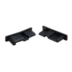 テクノベインズ USB3.0 Micro-Bタイプ用キャップ (黒) つまみなし 6個/パック USB3MCBCK-B0-6