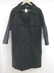 ◇ CLASSIC FASHION COLLECTION ダブルボタン 長袖 ロング コート サイズL ブラック レディース E  【1302200001856】