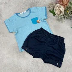 【サイズ違い】familiar ファミリア　半袖Tシャツ＆ショートパンツ　2点セット