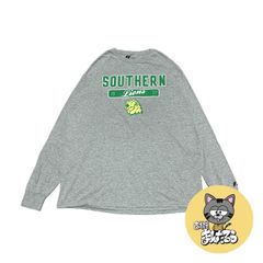 90s 古着 ラッセル ロンT グレー オーバーサイズ XL