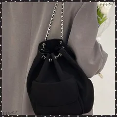 送料無料 巾着リュック ナイロンチェーンバッグ軽量 斜めがけバッグ カジュアル ドローストリングバッグ 使いやすい リュックサック シンプルバックパック 肩掛けバッグ旅行鞄 バケットバッグ巾着 3WAY鞄 大容量 オルチャン黒バッグ