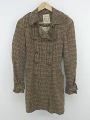 ◇ ◎ stradivarius ベルト付き チェック 長袖 トレンチコート サイズ S ブラウン マルチ レディース P  【1301230004042】のサムネイル