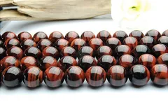 レッドタイガーアイ 6mm １連（約38cm）  パワーストーン 天然石 _RL3836