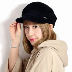 DAKS (ダックス) キャスケット レディース 黒 UVカット 帽子 紫外線対策 日よけ キャップ ブランド キャスケット ブラック コーデュロイ 帽子 【TB】