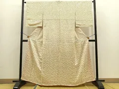 平和屋着物■付下げ　芝草文　正絹　逸品　未使用　BAAM2951ph