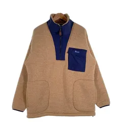 90's Pen Field ペンフィールド パイルフリース プルオーバージャケット ハーフジップ オレンジ ネイビー USA製 Size Lのサムネイル