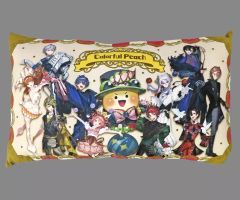 [중고] 쿠션 본체 화려한 복숭아에서 피치 슈고! 빅 쿠션 [이치 반 쿠지 화려한 복숭아 Graceful Circus] A상