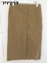 ◇ BEAUTY & YOUTH UNITED ARROWS 膝下丈 タイト スカート サイズM キャメル ブラウン系 レディース  【1112100002187】