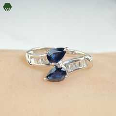 31-09】【Vintage】オパール ダイヤモンド リング2.02ct D0.11ct【中古 