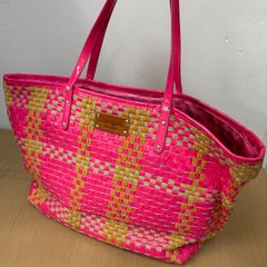 kate spade トートバッグ 編み込み A4収納可能 レディース ピンク 