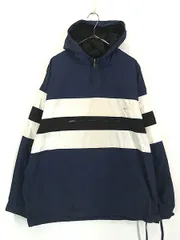 【00s】J.CREW コットンアノラックパーカー 0053. 1990's J.CREW cotton anorak parka ネイビー × ホワイト