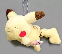 [중고] 봉제 인형 피카츄 (잘자) I LOVE PIKACHU 볼 체인이있는 봉제 인형 [포켓 몬스터]