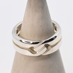 研磨済】GUCCI インフィニティ ノット リング 指輪 10号 シルバー