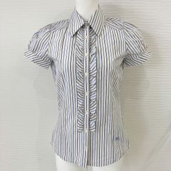BURBERRY・バーバリーブルーレーベル・半袖シャツ・パフスリーブ・ドレープ