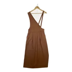 loaf ロフ アシンメトリーサロペットワンピース ブラウン　フリーサイズ レディース  20250110_0010