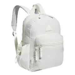 [adidas] 女性用スモールバックパック – Weekender 軽量バッグ ノートパソコン用スリーブ付き, オフホワイト, One Size, 女性用小型バックパック – ラップトップスリーブ付きWeekende [オフホワイト] [Free Size]