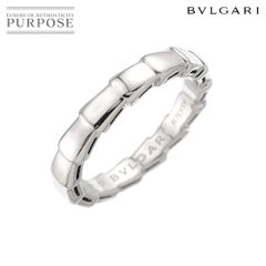 ブルガリ BVLGARI セルペンティ ヴァイパー #57 リング K18 WG ホワイトゴールド 750 指輪 Serpenti Viper Ring 90282521