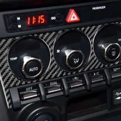 86 BRZ ZN6 ZC6 アルカンターラ エアコンパネルカバー 黒 - メルカリ