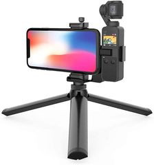 Smatree DJI Osmo Pocket 1/2 Holder Mount Extension Holder with 1/4-inch Screw and Tripod, Compatible with Smartphones and DJI Osmo Pocket, Tripod Mount, Mobile Phone Holder (DH-1)