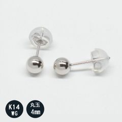 K14WG 甲丸スナップ(フープ)ピアス 2x10mm ☆週末限定セール！ - メルカリ