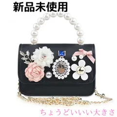 ガーリーモチーフ マイクロバッグ ナノバッグ ブラック 小さめ キラキラ