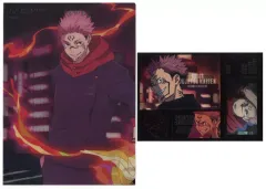 【中古】クリアファイル 両面宿儺 A4クリアファイル・ステッカーセット 「一番くじ 呪術廻戦 渋谷事変 ～参～」 D賞