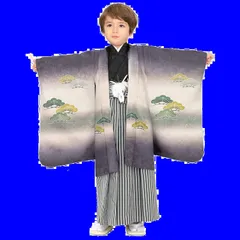 【人気商品】着物 セット 男の子 羽織 袴 5歳 フルセット 七五三 753 [キョウエツ] 絵羽 [KYOETSU] A