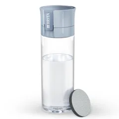 【特価セール】ボトル型 水筒 浄水器 ウォーターボトル PFOS/PFOA除去試験済 マイボトル ブリタ ライトブルー 600ml カートリッジ1個付