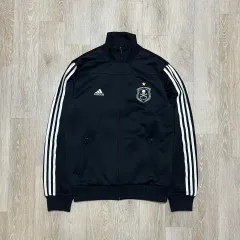adidas アディダス ジャケット ブラック オーランドパレーツ スカル XL アディダス ORLANDO PIRATES スカル トラックジャケット - メルカリ