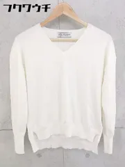 ◇ B:MING LIFE STORE by BEAMS ビームス Vネック 長袖 ニット セーター 表記なし ホワイト レディース  【1104020004020】