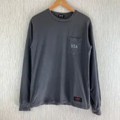 Schott ショット プリント ロンT 長袖Tシャツ グレー Sサイズ メンズ 古着 ストリート アメカジ グランジのサムネイル