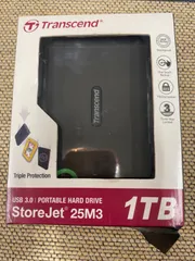 Transcend StoreJet 1TB HDD 実動品