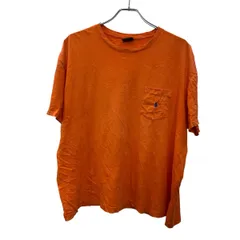POLO RALPH LAUREN 半袖 ポケット ロゴ Tシャツ XL オレンジ ポロラルフローレン 古着卸 アメリカ仕入 a707-5536