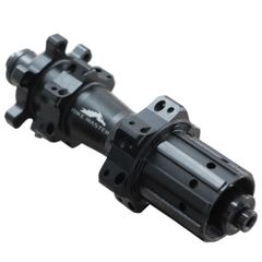BIKEMASTER バイクマスター シールドベアリング ハブ リア用 135mm ディスクブレーキ用 ブラック 自転車