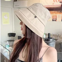 バケットハット　帽子 レディース  完全遮光 遮光100％カット UVカット つば広め 折りたたみ 自転車 飛ばない 日よけ かぶる日傘　 春夏 UV 帽子 あご紐 小顔効果